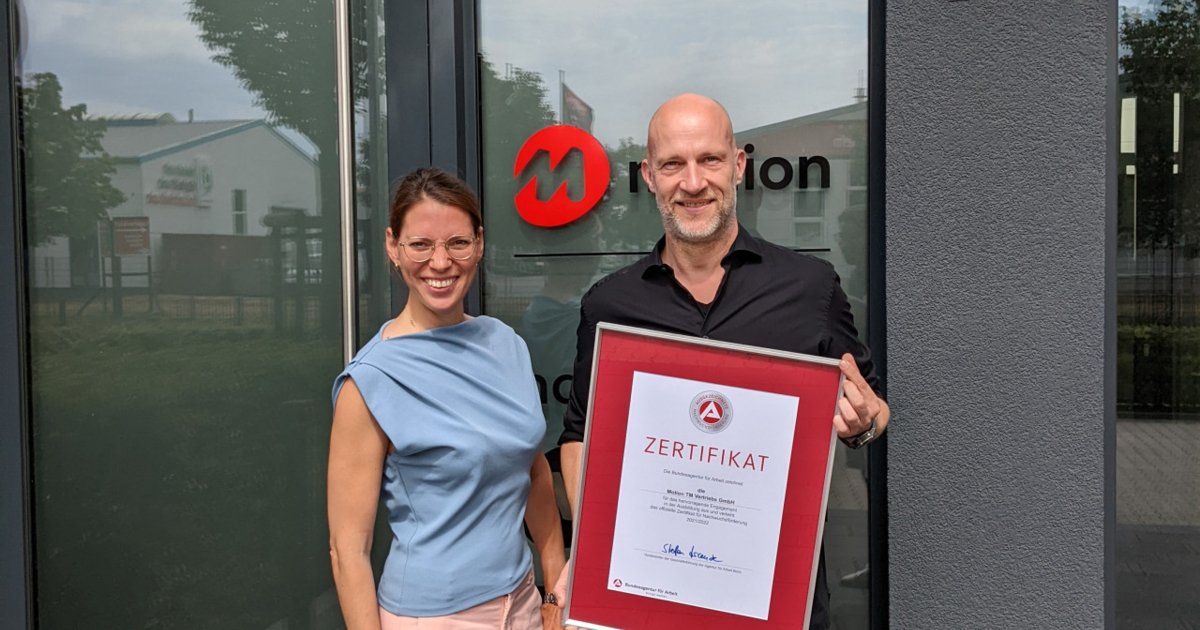 Fokus auf der Fachkräfteentwicklung bei Motion Vertriebs TM GmbH